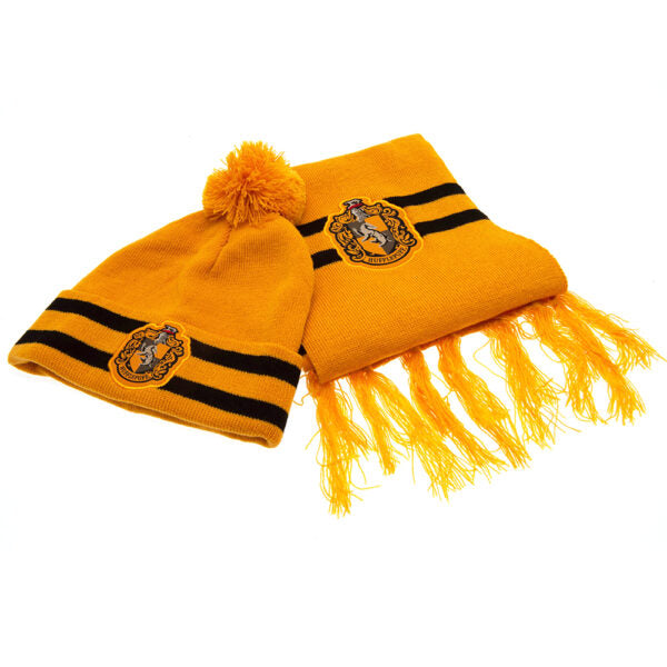 Harry Potter Junior Beanie & Scarf - Hufflepuff