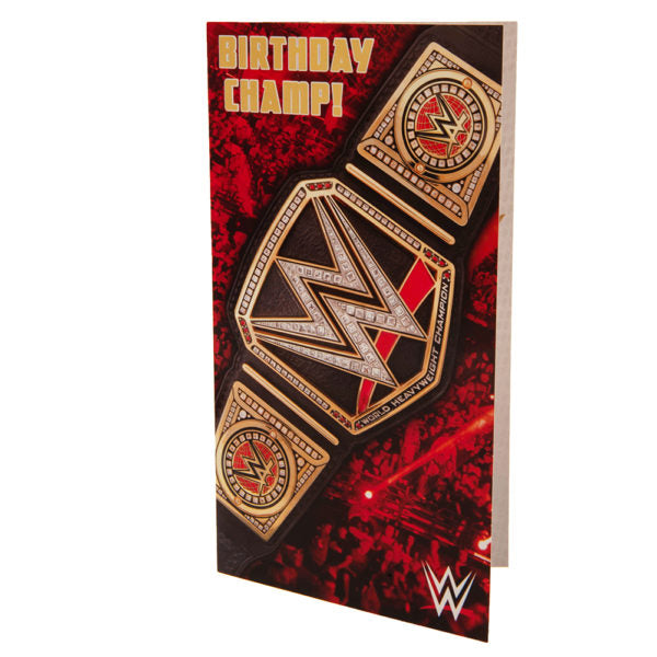 WWE Birthday Card  - Title Belt