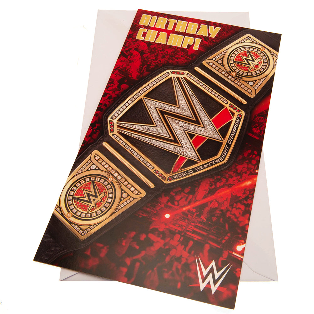 WWE Birthday Card  - Title Belt