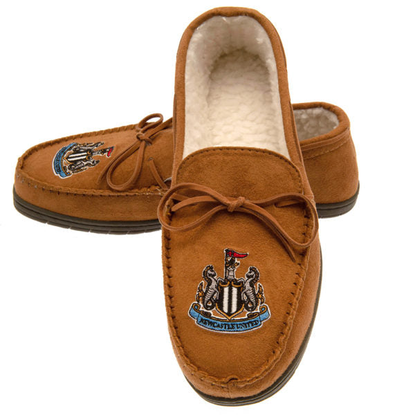 Newcastle United FC Mens Moccasins - SMALL