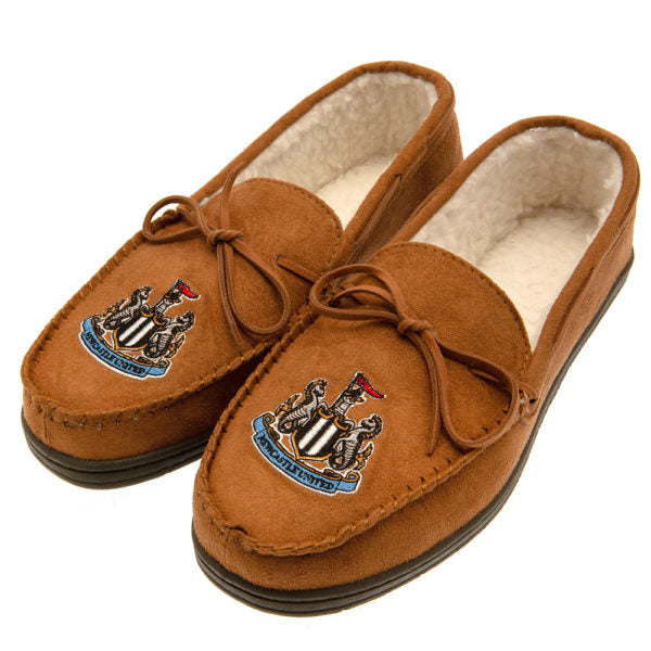 Newcastle United FC Mens Moccasins - SMALL