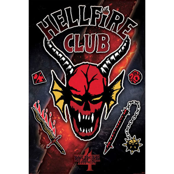 Stranger Things 4 Poster Hellfire Club - Rift 91