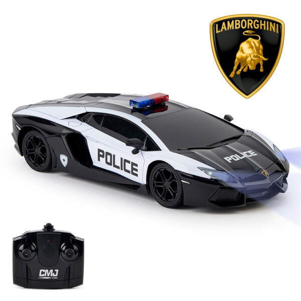 Lamborghini Aventador Radio Controlled Car 1:24 Scale - Police