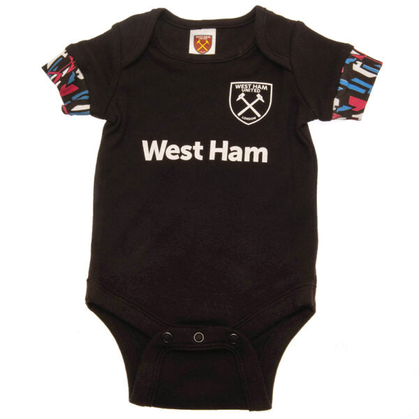 West Ham United FC 2 Pack Bodysuit