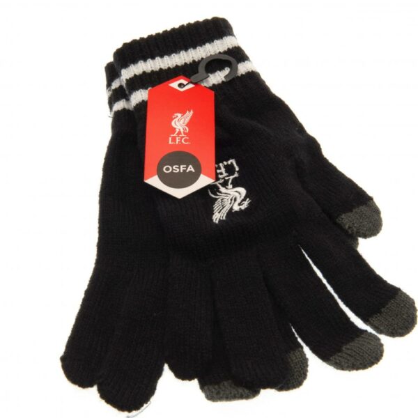 Liverpool FC Touchscreen Knitted Gloves - Youths