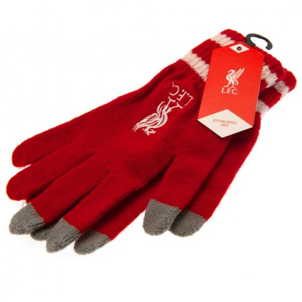 Liverpool FC Touchscreen Knitted Gloves-Youths