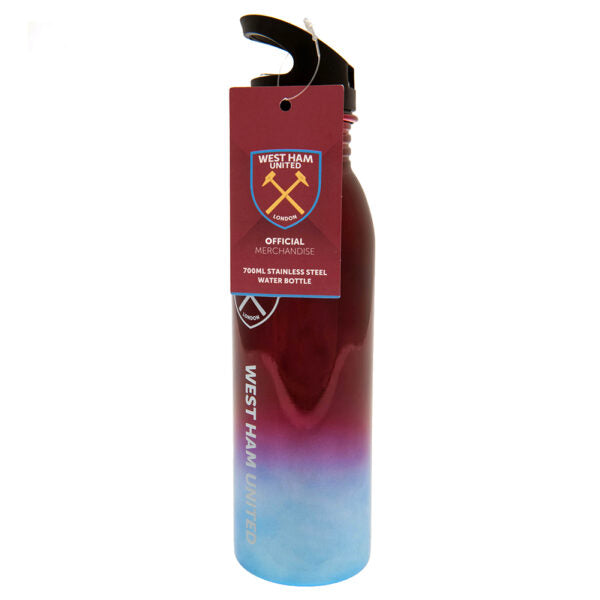 West Ham United FC UV Metallic Drinks Bottle