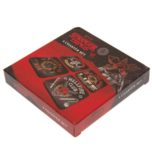 Stranger Things Coaster Set - Hellfire Club