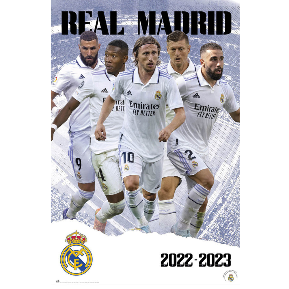 Real Madrid FC Poster