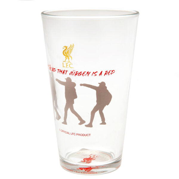 Liverpool FC I’m So Glad Pint Glass