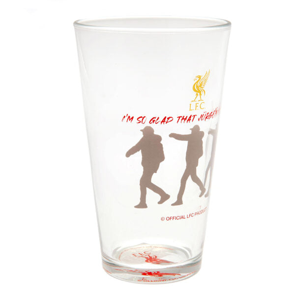 Liverpool FC I’m So Glad Pint Glass