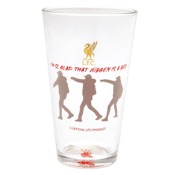 Liverpool FC I’m So Glad Pint Glass